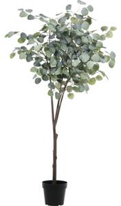 Copac artificial eucalipt Lafiora în ghiveci H 150 cm verde