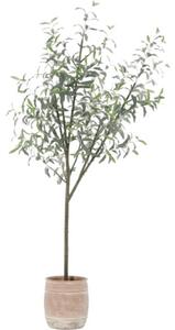 Copac artificial măslin Lafiora în ghiveci H 185 cm verde