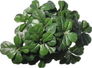Copac artificial ficus cu frunze Lafiora în ghiveci H 180 cm verde
