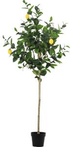 Copac artificial lămâi Lafiora în ghiveci H 180 cm verde