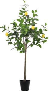 Copac artificial lămâi Lafiora în ghiveci H 150 cm verde