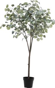 Copac artificial eucalipt Lafiora în ghiveci H 150 cm verde