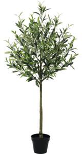 Copac artificial măslin Lafiora în ghiveci H 120 cm verde