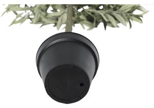Copac artificial măslin Lafiora în ghiveci H 120 cm verde