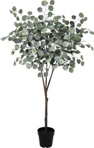 Copac artificial eucalipt Lafiora în ghiveci H 150 cm verde