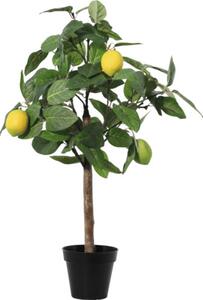 Copac artificial lămâi Lafiora în ghiveci H 65 cm verde