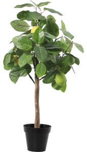 Copac artificial lămâi Lafiora în ghiveci H 65 cm verde