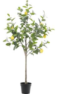 Copac artificial lămâi Lafiora în ghiveci H 150 cm verde
