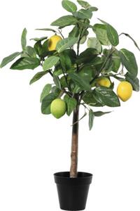 Copac artificial lămâi Lafiora în ghiveci H 65 cm verde