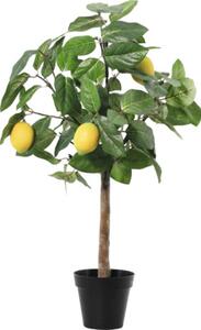 Copac artificial lămâi Lafiora în ghiveci H 65 cm verde