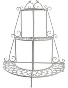Suport scară pentru plante 100x52x112 cm argintiu