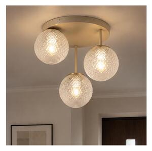 Brilagi - Plafonieră STELLA 3xE27/60W/230V bej/auriu