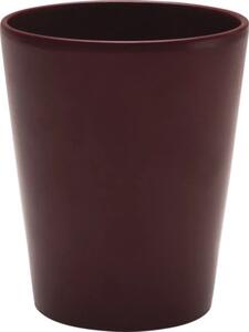 Ghiveci flori Lafiora Alma ceramică Ø 13,5 cm H 16 cm roșu bordo