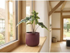 Ghiveci flori Lafiora Alma ceramică Ø 13,5 cm H 12.6 cm roșu bordo