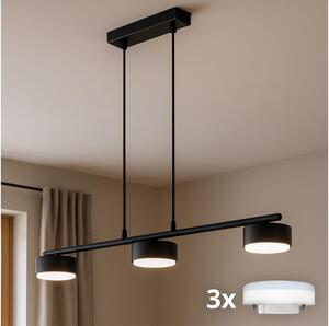 Brilagi - Lustră LED pe cablu MONO 3xGX53/30W/230V neagră
