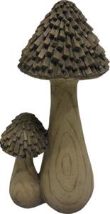 Decorațiune ciuperci Lafiora 24x18,5x47,5 cm maro