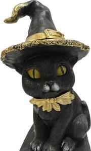 Decorațiune pisică Halloween Lafiora 26x26x55,5 cm negru