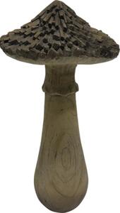 Decorațiune ciupercă Lafiora 21,5x21,5x43 cm maro