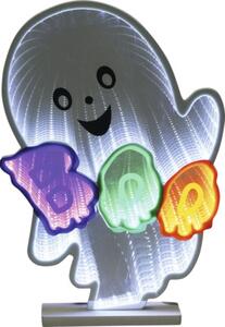 Decorațiune luminoasă fantomă BOO Lafiora Infinity H 35 cm lumină colorată