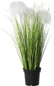 Plantă artificială iarbă verde în ghiveci H 69 cm