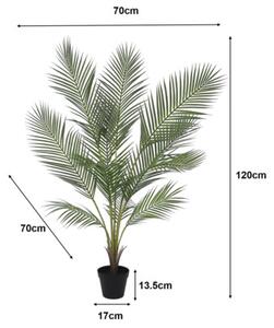 Palmier artificial Lafiora H 120 cm verde
