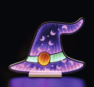Decorațiune luminoasă pălărie vrăjitoare Lafiora Infinity H 35 cm lumină colorată