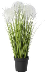 Plantă artificială iarbă verde în ghiveci H 69 cm