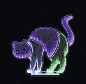 Decorațiune luminoasă pisică Lafiora Infinity H 24,5 cm lumină colorată