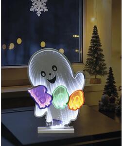 Decorațiune luminoasă fantomă BOO Lafiora Infinity H 35 cm lumină colorată