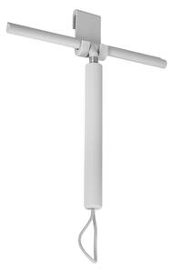 Sapho Sapho, racletă telescopică de duș + suport, gri, TK192