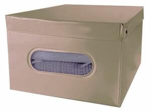 Cutie de depozitare pliabilă Compactor 50 x 40 x 25 cm, bej