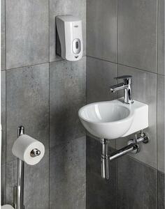 Distribuitor de săpun lichid AQUALINE 1319-73montat pe perete Emiko 1000 ml, alb