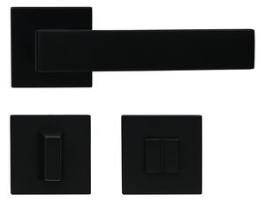 Fitinguri Garda din aluminiu - rozeta WC, negru
