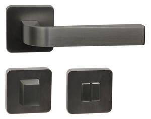 Fitinguri Zamak Roma - rozeta WC, neagra