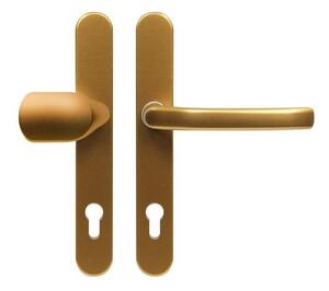 Garnituri din aluminiu pentru usi din plastic RHD.0030.92, bronz