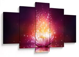 Tablou cu floare de lotus (150x105 cm)