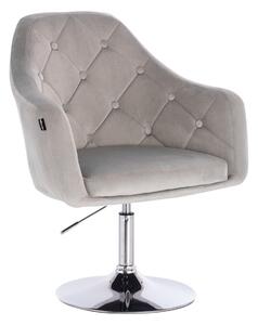 HR831N Scaun Catifea Gray