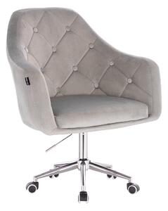 HR831K Scaun Catifea Gray