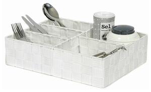 Organizator Compactor TEX 32 x 25 x 8 cm, 5 piese, alb