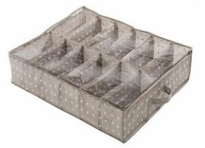 Organizator pantofi pentru 12 perechi 76 x 60 x 15 cm, maro