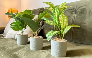 Planta artificiala in ghiveci 35 cm - diferite tipuri