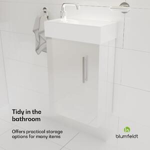 Blumfeldt Johnstone, chiuvetă și dulap pentru baie, 40 cm