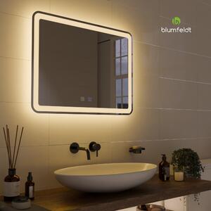 Blumfeldt Caledonian, oglindă de baie cu LED, design LED IP44, 3 temperaturi de culoare, 50 x 70 cm, reglabilă, funcție anti-ceață, buton tactil