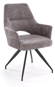 Scaun Houston 1675Gri, Negru, 9x6x6cm, Tapiterie, Metalic