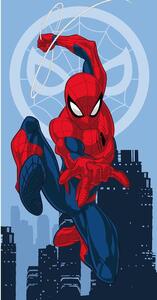 Prosop pentru copii roșu-albastru din bumbac 70x140 cm Spider-man "Jump" – Jerry Fabrics