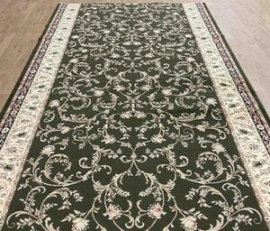 Traversa Hol, Model Lotos, Festonata, Latime 150 cm, Verde 150 x 300