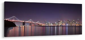 Tablou cu privirea spre San Francisco, California (120x50 cm)