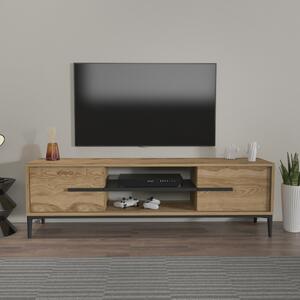 Eslem - tölgy/fekete TV-állvány