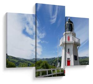 Tablou cu farurile Akaroa, Nooua Zeelanda (90x60 cm)