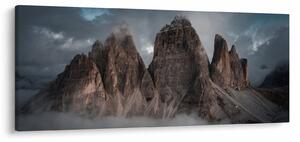 Tablou - Trei Dinți, Dolomiți Italieni (120x50 cm)